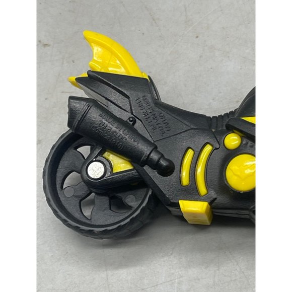 Imaginext Batman batcycle only no figure black yellow 2015 plastic mattle READ - Picture 3 of 6